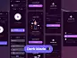 圆角风UI设计app ui界面设计VPN