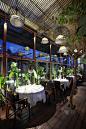 东南亚风格的花园餐厅