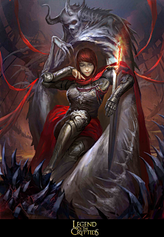 Gris*YF采集到LEGEND OF THE CRYPTIDS — WOMAN