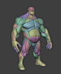 Stylized Heavy Anatomy Blockout