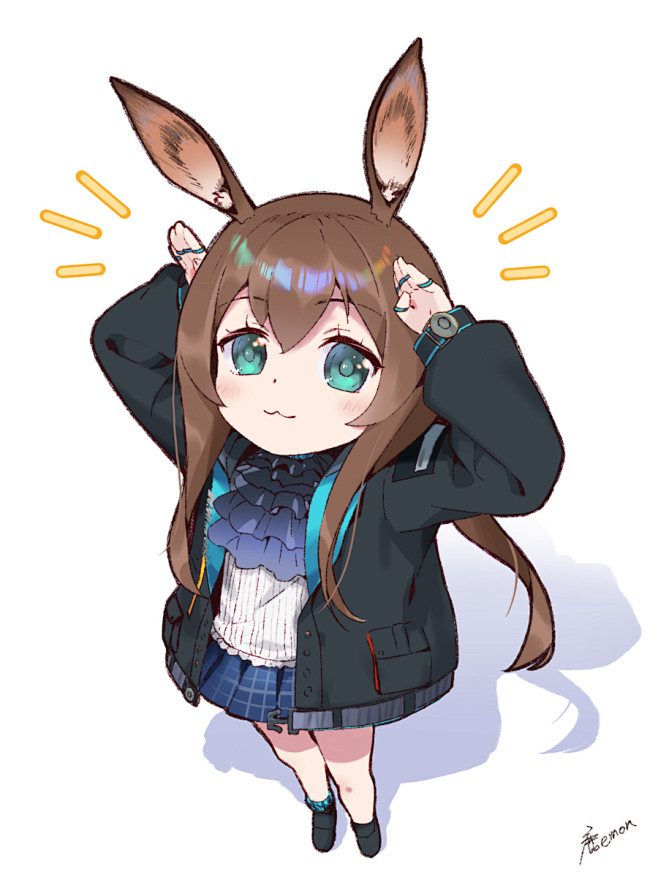 #明日方舟 阿米娅 - 鹿emon的插画