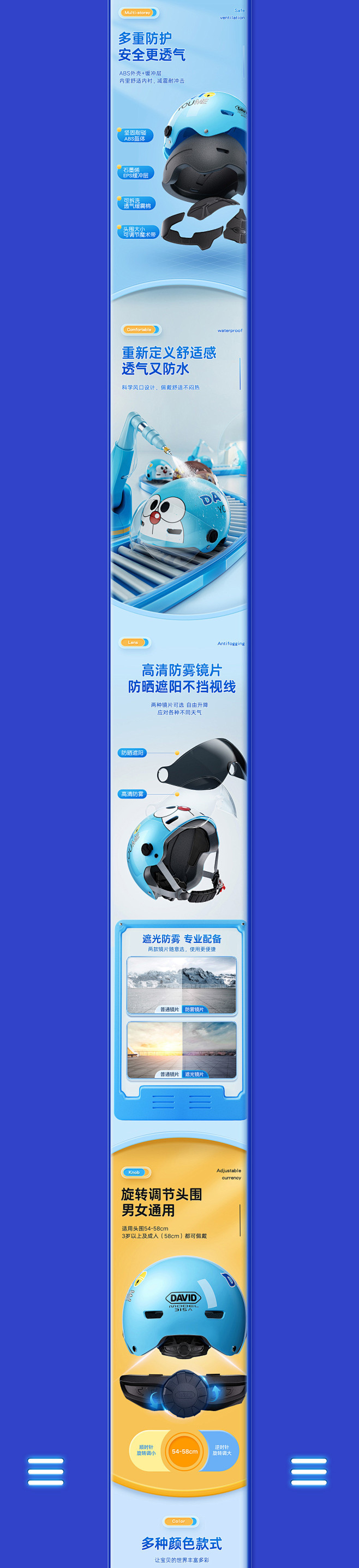 海绵宝宝  x  儿童头盔详情页设计