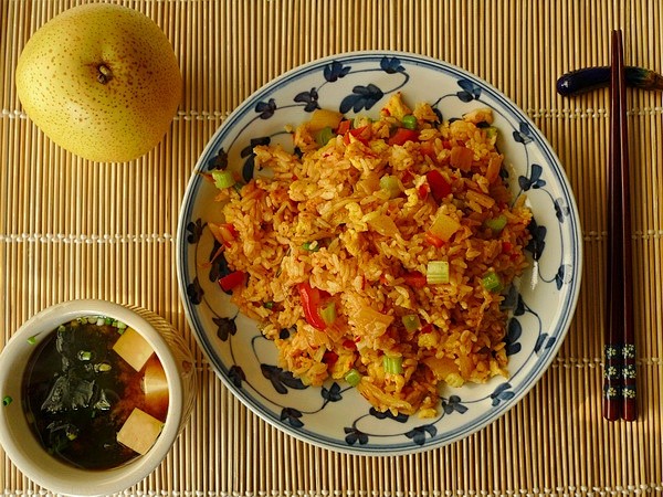 313/365 泡菜炒饭 大酱汤 雪梨