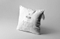 床上用品枕头包装靠垫图案展示VI提案智能贴图文创样机模板PS素材 (13)