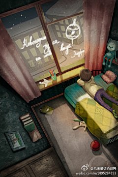 终于挖到了一个每天分享几米漫画的微博，快来围观下！