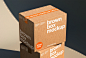 高端物流快递纸盒纸箱公司企业品牌VI设计提案样机模板 T05_Box Mockup