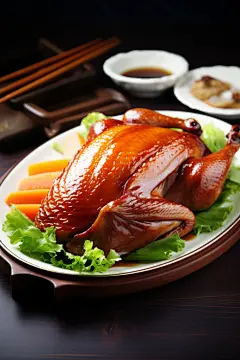 北京吊炉烤鸭图片摄影图
