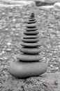 Olympic Coast Rock Cairn by armstrongpromedia