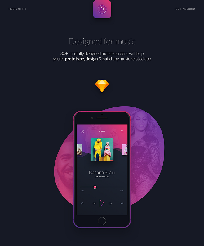 Music Mobile UI Kit ...