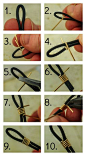 Interesting idea... Leather cord with wire...: 