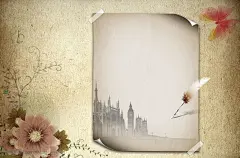 插画风-插画背景上的信纸