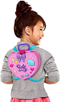 Amazon.com: ​Polly Pocket Tiny is Mighty Theme Park Backpack Compact with Adjustable Straps, 2 Micro Dolls, Ice Cream Cart & Rides For Ages 4 Years Old & Up