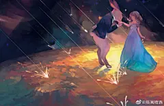 插画师satomatoma的插画作品有着虚幻缥缈的意境，唯美梦幻的画风，构图和画面都营造着一些情绪的故事。 ​​​​