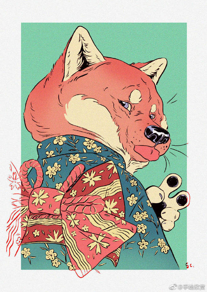 以动物为原型的角色插画｜加拿大画师Cla...