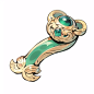 02233-2350903287-Game icons,((1 yuruyi)),Jade material,enhanced edges,ink edges,no humans,simple background,still life,white background,gold,(((E