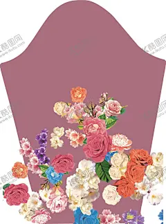 手绘花 【酷图网】手绘花,手绘花图案,手绘花背景,乱花,花卉,花卉背景,手绘图案,数码印花