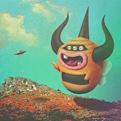 创意 自创生物 新品种 科幻 合成手绘 建模 开脑洞 可爱的巨型小怪兽插画-西班牙Juan Carlos Paz -BAKEA-插画作品 [75P] 50.jpg