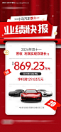 编号：82200026625143657【享设计】源文件下载-双十一汽车销售业绩快报宣传海报