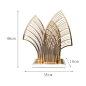 样板房间别墅客厅玄关五金铁艺摆件简约现代酒店前台家居软装饰品-淘宝网