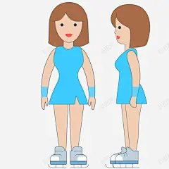 卡通装饰人物介绍海报女士 元素 免抠png 设计图片 免费下载 页面网页 平面电商 创意素材