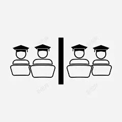 学生考试小组学习图标高清素材 团队合作 学生 小组学习 工作 考试 icon 标识 标志 UI图标 设计图片 免费下载 页面网页 平面电商 创意素材
