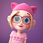 Pink Girl, Alina Balgimbaeva : 3d character
Concept by David Alvarez
