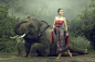 Elephant with asian girl by Jakkree Thampitakkul on 500px