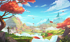 复仇蛊灰采集到Q版背景
