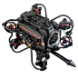 SRV-8 - Intervention underwater ROV by RJE Oceanbotics | NauticExpo : RJE Oceanbotics™ SRV-8 underwater drone is an easy-to-operate ROV with quick and intuitive response, 6 DOF, integrated dual-mode camera & innovative design.  SRV-8 DESIGN FEAT