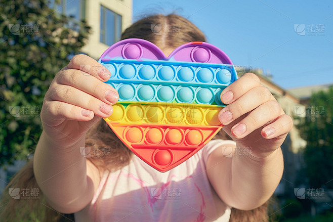 Popit, popit in the hands of a toy antistress simp