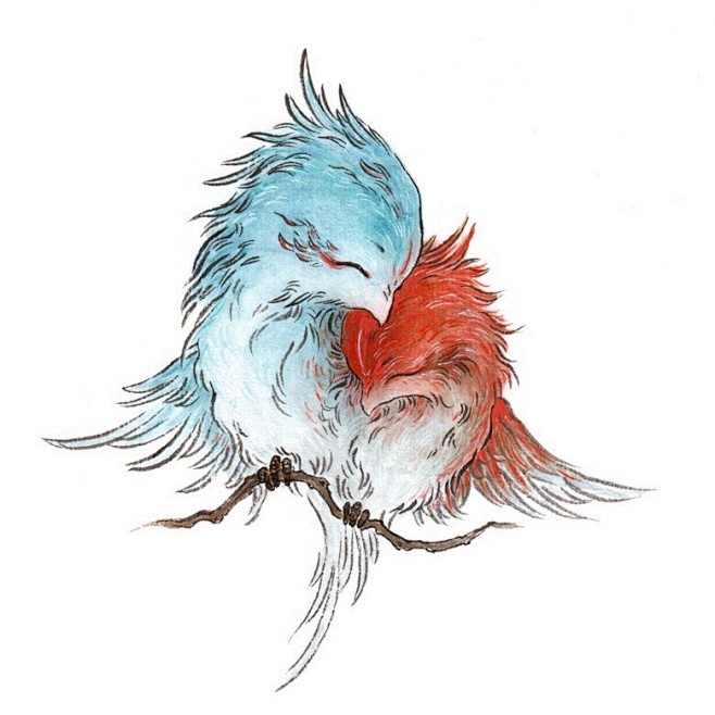 答应画给大家当头像的山海经q弹小妖怪来自杉泽微博