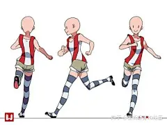 动漫人物跑动动作怎么画？教你如何最轻松画出跑步的姿势！ : 来为大家介绍几个“奔跑”姿势所必需的动作，首先，确认一下这次的主题“跑”形式的定义吧。这次只是以“画出看起来有律动感的画”为目标，所以不会考虑肌肉等人体的复杂结构。形状会根据走法和速度而变化。请理解…