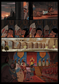 Comic book project. : coloured comic project under development.