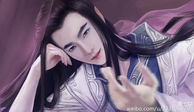 古风插画 唐七奘/绘