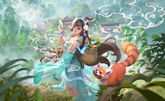 ww沃特福德采集到美宣插图{古风}