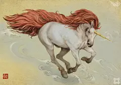  《山海经》，先秦重要的地理古籍，也是中国最古老的一部富于神话传说的地理书。中央美术学院绘本创作工作室的刘力文，仰赖前人所长，融合现代观念，根据《山海经》中所描述的神异怪兽的形状，通过插画的形式，绘制出了这些怪兽的样子，命名为《山海兽》。 矔疏（guan shu）最早出现在《北山经》， 一角马，辟火奇兽。