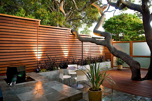 Outdoor private wall...