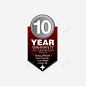 简约暗红色10年质保图标 设计图片 免费下载 页面网页 平面电商 创意素材