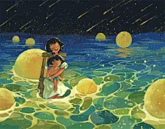 超温暖！9张代入感超强的童年插画