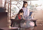 ✔《魔道祖师》魏无羡＆蓝忘机 狸半仙儿作品 古风美男手绘 耽美小说同人插画 TV动画