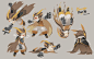 独立游戏 Owlboy 二次创作，主角 Otus 表情集想象