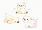 fluffysheeps: “I love polar bears beary much…. ʕ·ᴥ·　ʔ ”