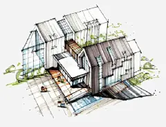 城堡高清素材 城堡手绘别墅房子建筑 免抠png 设计图片 免费下载