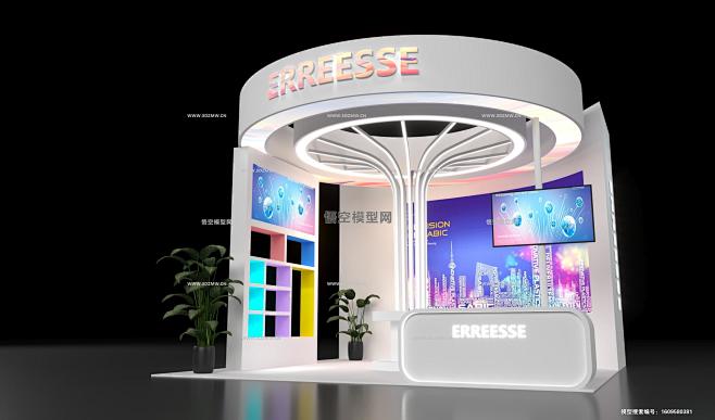 炫彩科技展台ERREESSE,3D展模网