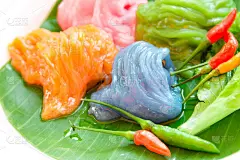 蒸米皮饺子，泰国甜品