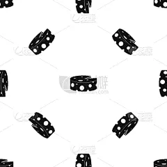 黑色,式样,车轮状干酪,几何形状,圆形,图像,矢量,分离着色,熟食店,重复