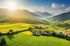 美丽中国农村乡村田园风情摄影图