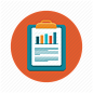 analyze, education, report, review, statistics icon