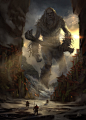 Monster Out of the Woods, Sina Pakzad Kasra : Done for 3DTotal commission.
I’m glad to announce that I have an article(tutorial) about 
the creation of my illustration ("Monster Out of the Woods") in the 
“Beginner’s guide to digital painting in