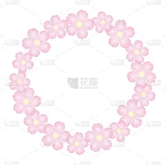 边框,背景,绘画插图,樱花,矢量,材料,华丽的,贺卡,水彩画颜料,春节